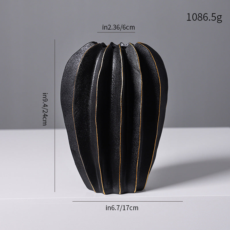 Textured Modern Decorative Ceramic Vase Stornfeild