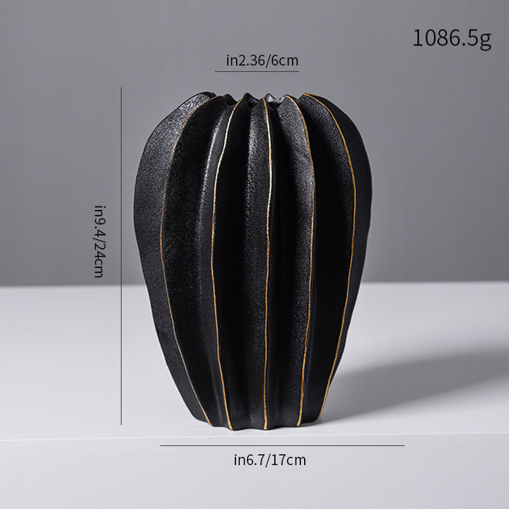 Textured Modern Decorative Ceramic Vase Stornfeild