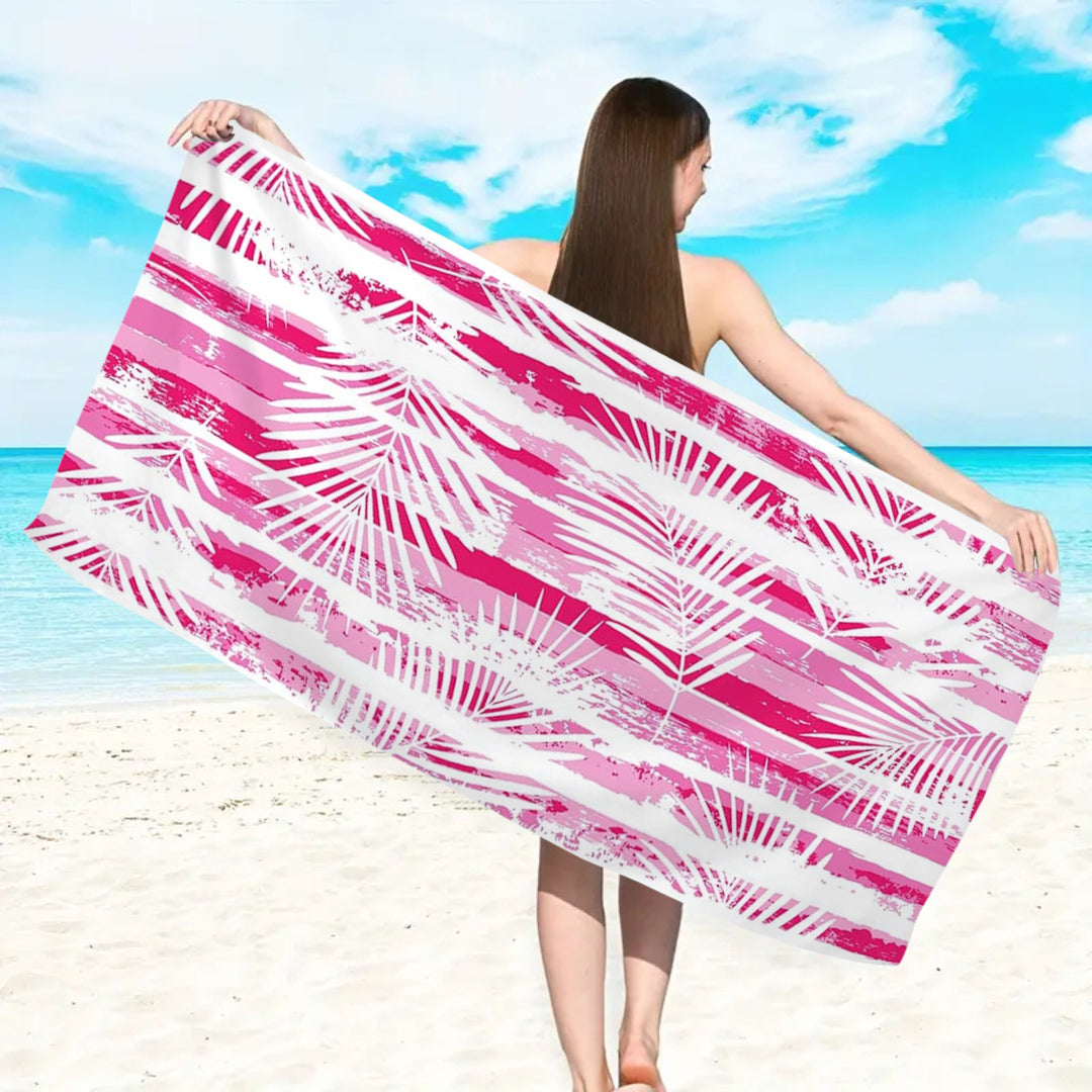 large beach towel with colorful butterfly design Stornfield