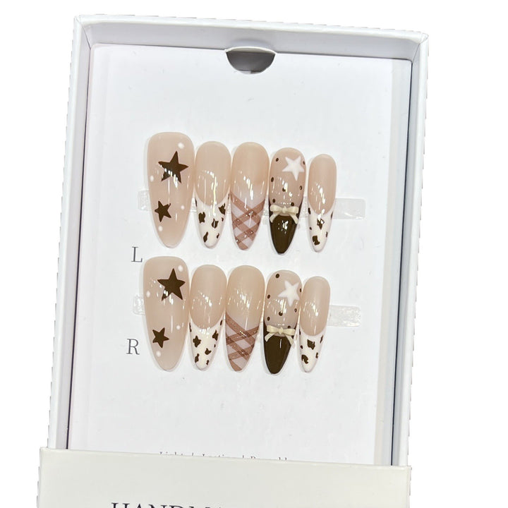 Artistic Press-On Nail Set Stornfield