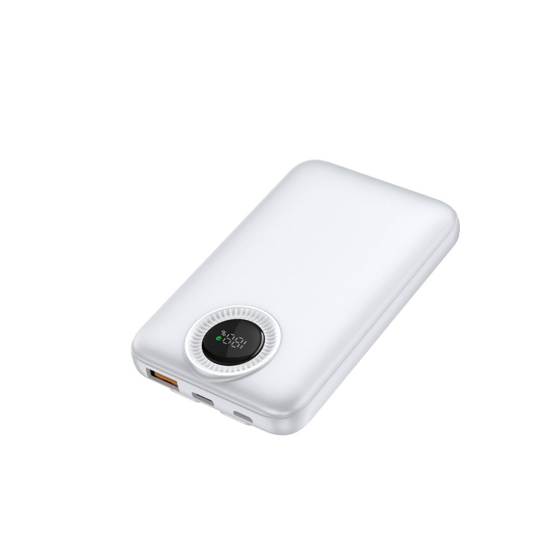 Portable high-performance power bank with inductive charging technology and digital display Stornfield