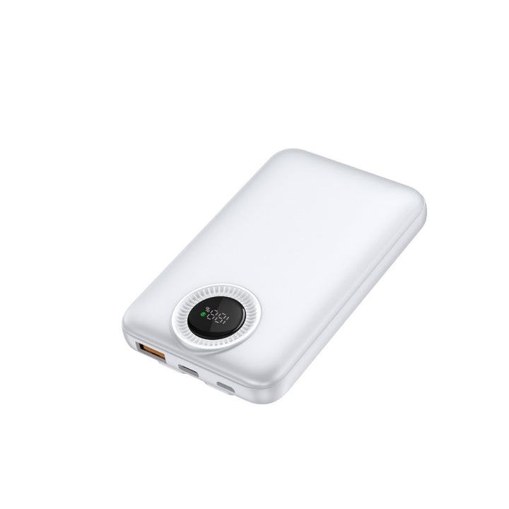 Portable high-performance power bank with inductive charging technology and digital display Stornfield