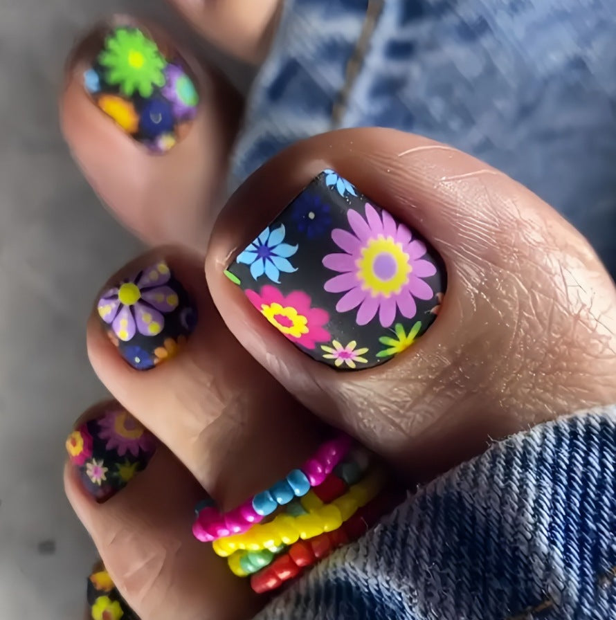 Floral Nail Design Enhancements Stornfield
