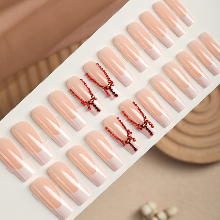 Artificial Nail Designs with Glitter Accents Stornfield
