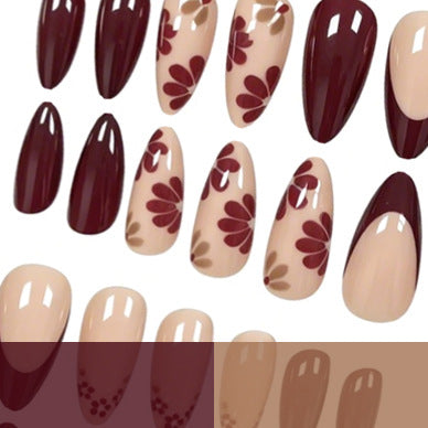 Elegant Floral Acrylic Nail Design Stornfield