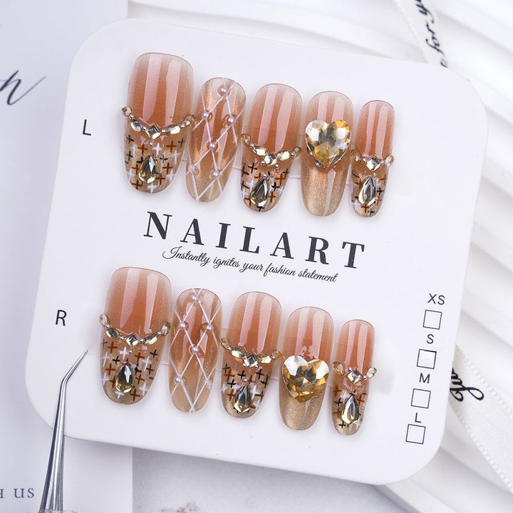 Artistic 3D Butterfly Press-On Nail Set Stornfield