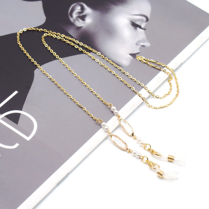 Elegant Eyewear Chain with Decorative Accents Stornfield