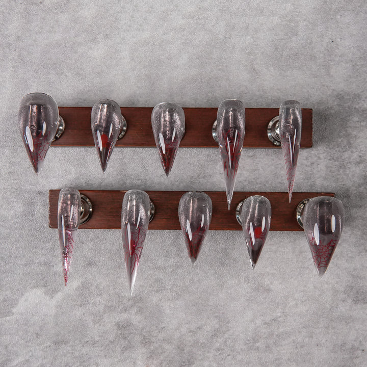 Decorative Stiletto Nail Tips
