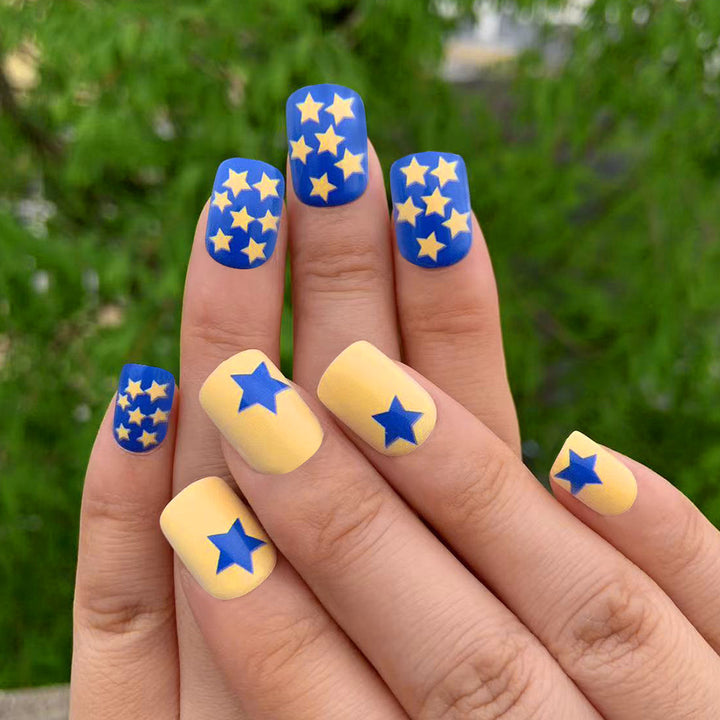 Creative Star-Printed Nail Art Set Stornfield