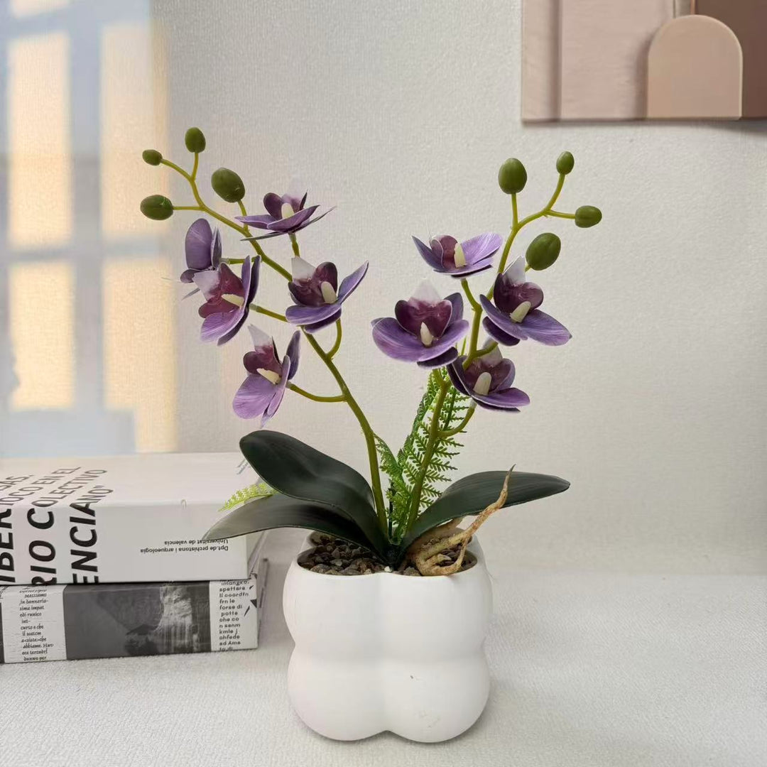 Decorative Artificial Orchid for Indoor Home Display