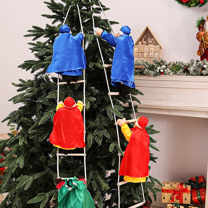 Decorative Climbing Figures with Ladder Stornfield