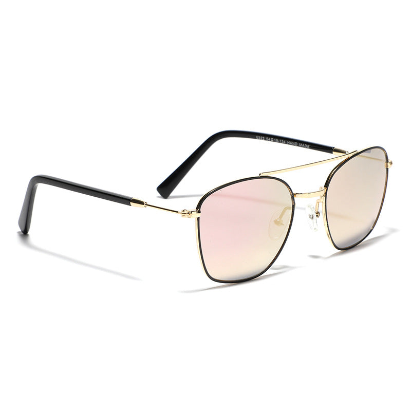 Women's fashionable square sunglasses with luxurious metal frame Stornfield