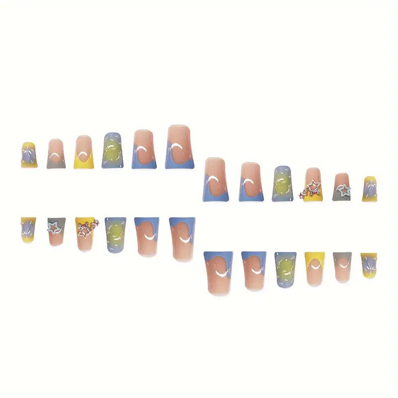 Decorative Star-Embellished Nail Art Stornfield