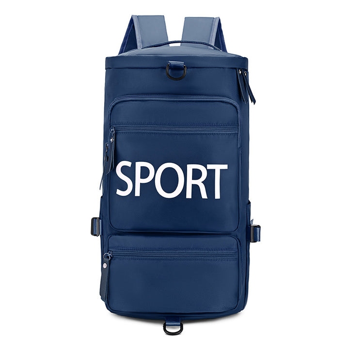 Sporty backpack with multiple compartments and reflective elements Stornfield
