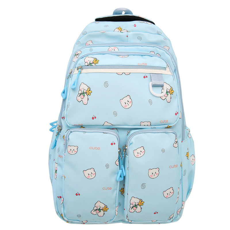Plush backpack with playful animal motif Stornfield