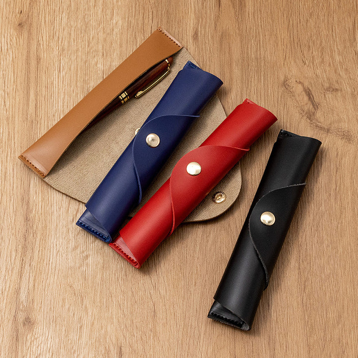 Leather Pencil Roll Case Stornfield