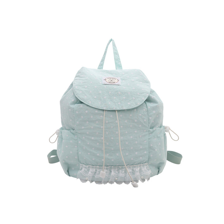 Charming Polka Dot Ruffled Backpack Stornfield