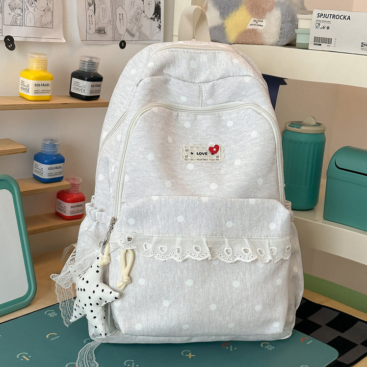 Trendy Star-Print School Backpack Stornfield