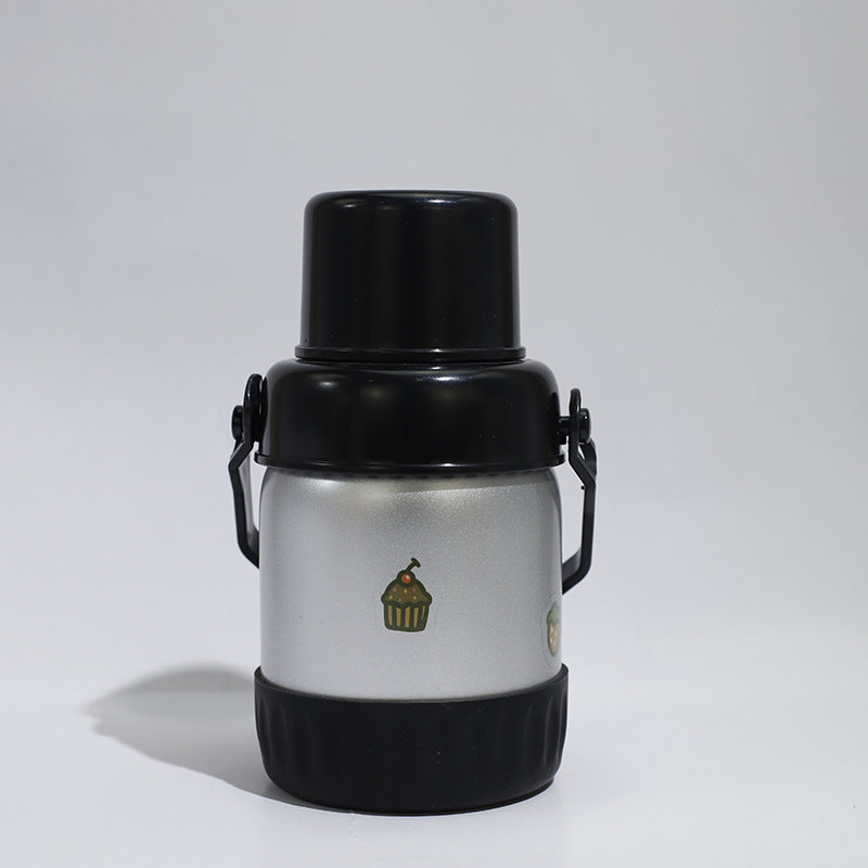 Women insulated thermos bottle with colorful muffin motif Stornfield