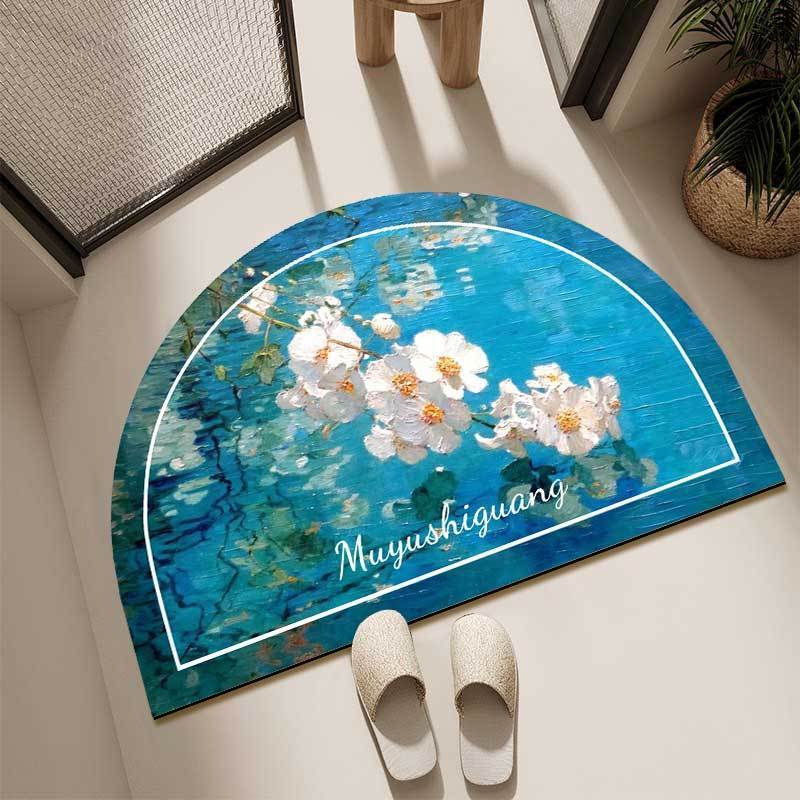 Artistic Floral Decor Rug