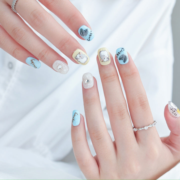 Cute Themed Press-On Nail Set