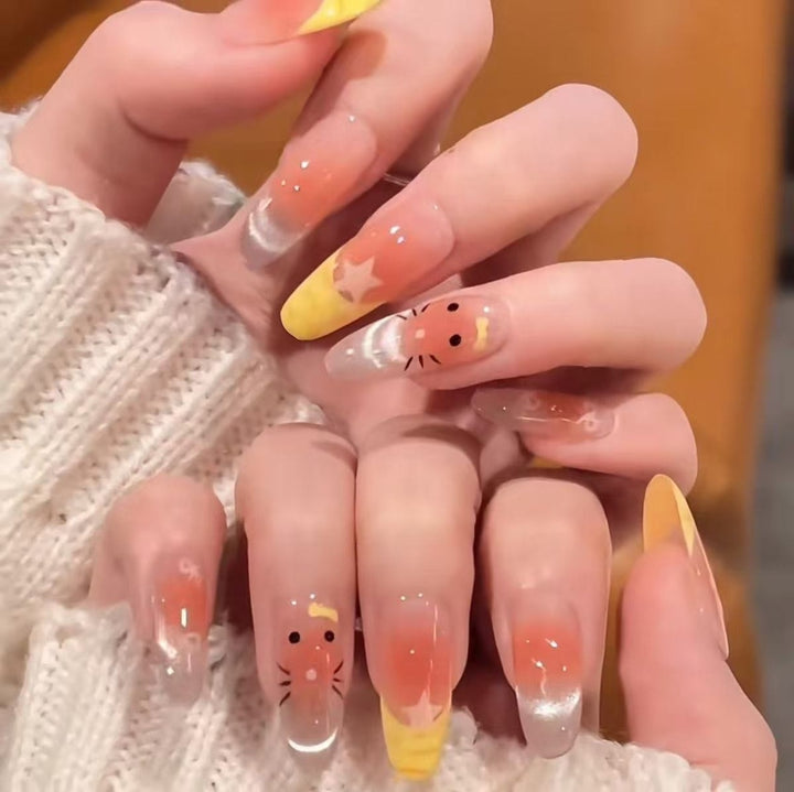 Decorative Themed Press-On Nail Set Stornfield