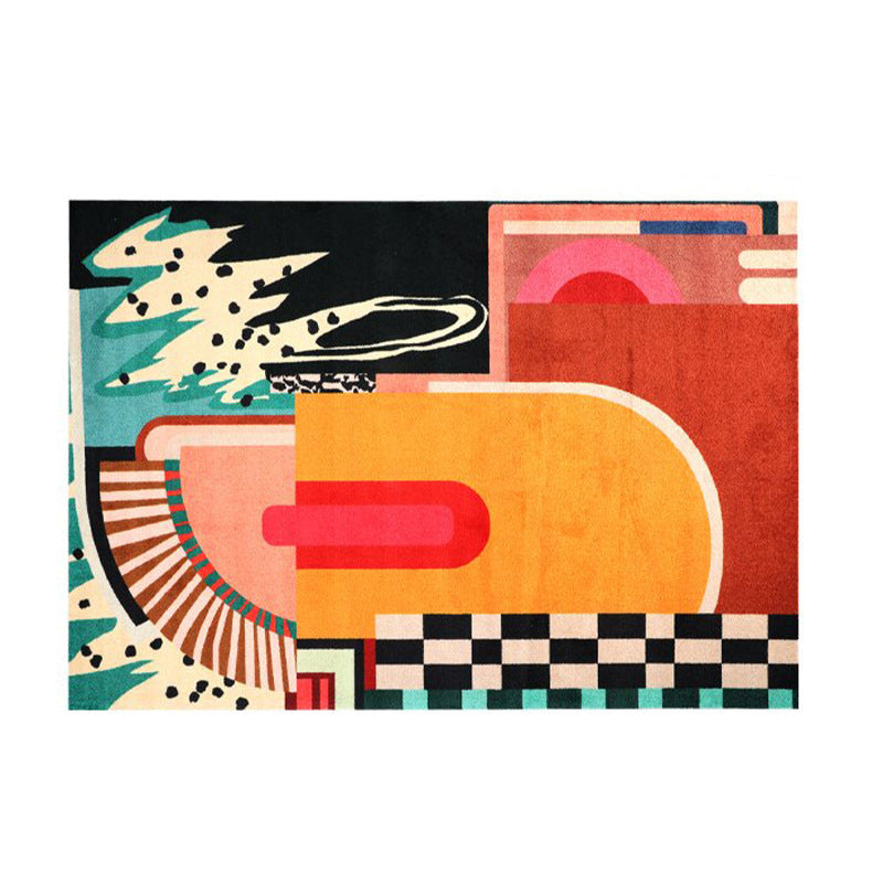 Abstract Geometric Art Area Rug