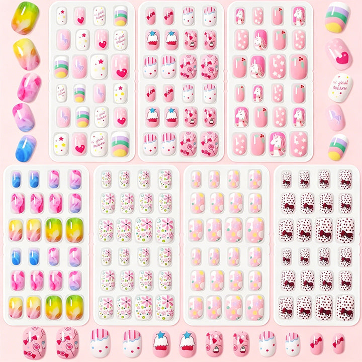 Creative Cartoon-Themed Press-On Nail Set Stornfield