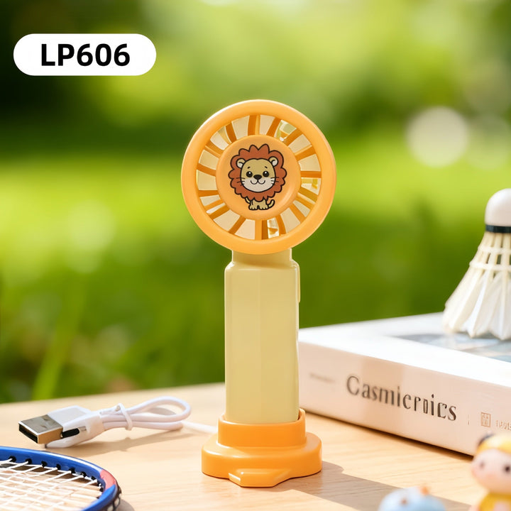 Ladies Portable Mini USB Fan with Animal Lion Design Stornfield