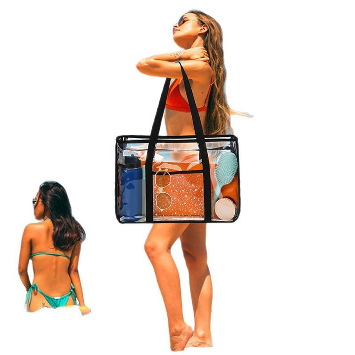 Transparent beach bag with multiple compartments Stornfield