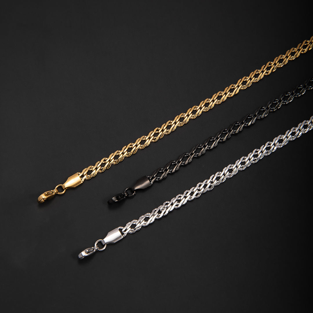 Stylish Interwoven Chain Bracelet Stornfield