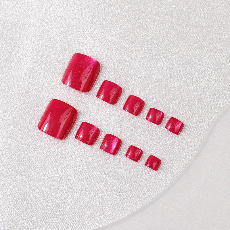 Elegant Glossy Press-On Nail Set Stornfield