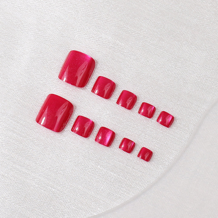 Elegant Glossy Press-On Nail Set Stornfield