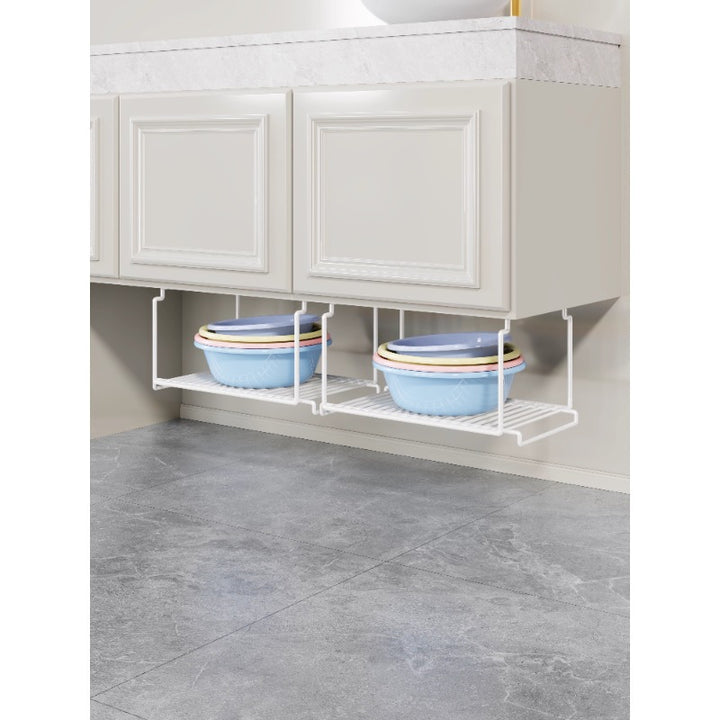 Under-Cabinet Hanging Sliding Wire Storage Shelf