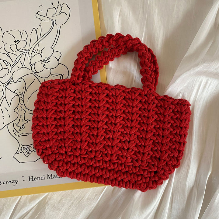 Hand-knotted cotton bag Stornfield