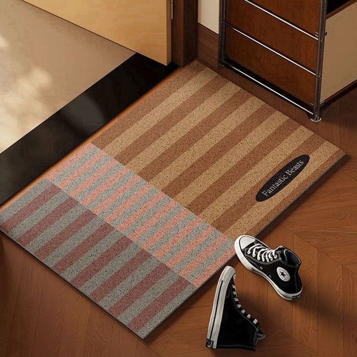 Decorative Striped Entrance Mat