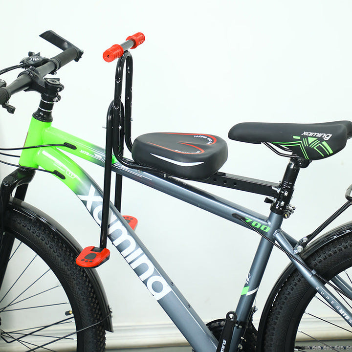 adjustable padded child bicycle passenger seat with safety armrest Stornfield