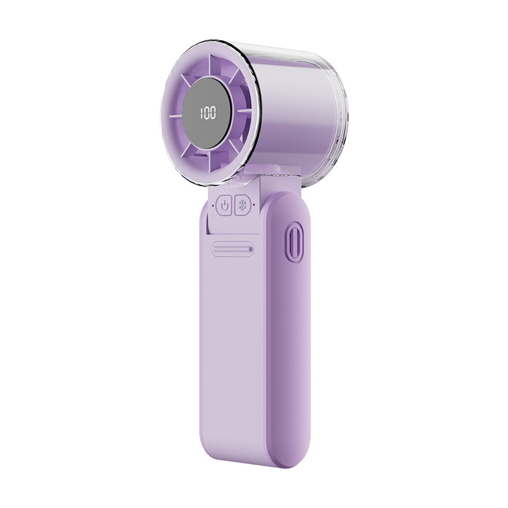 Women's Portable Mini Fan with USB Charging Function and LED Display Stornfield