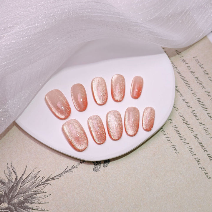 Elegant French Tip Press-On Nails Stornfield