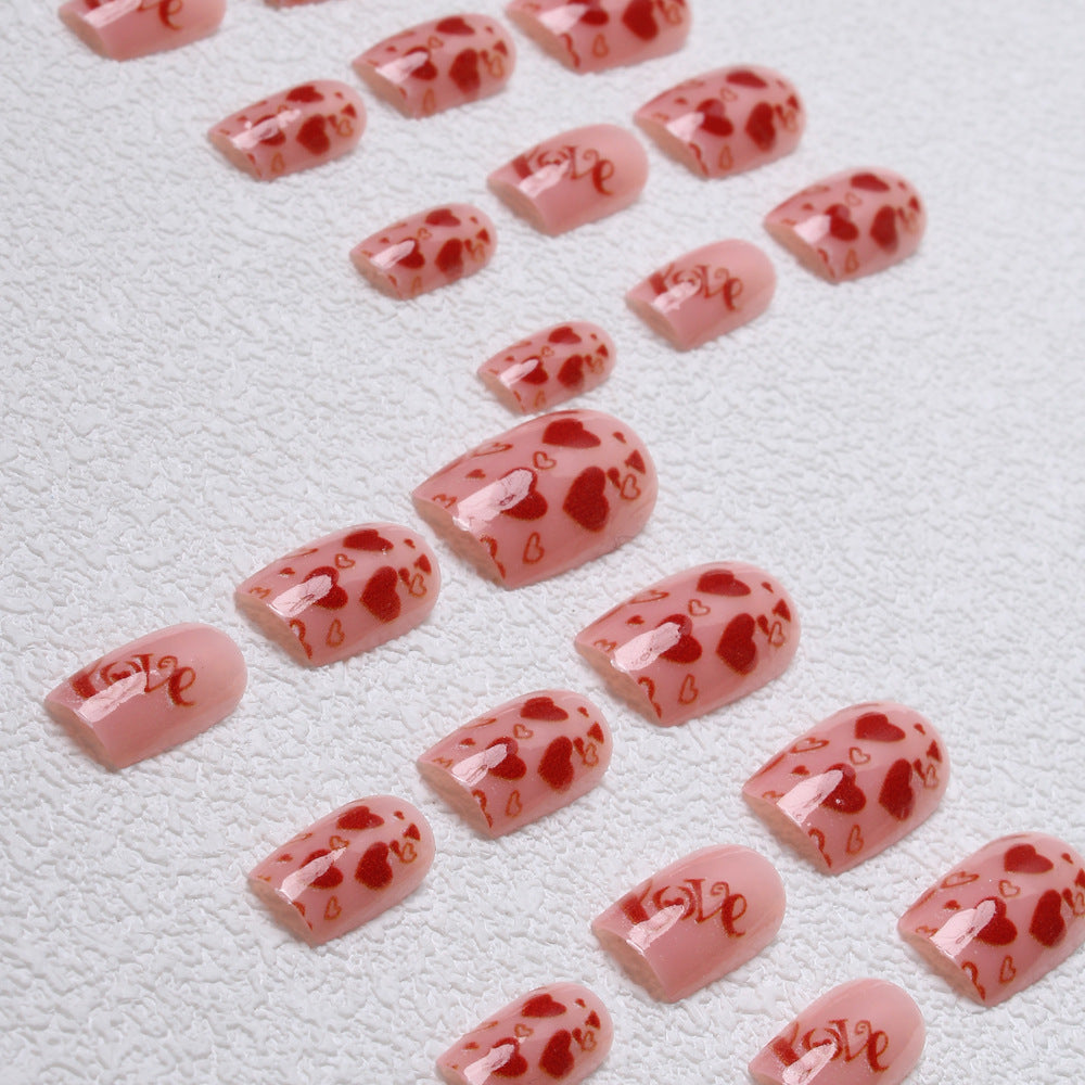 Love-Themed Press-On Nails Stornfield