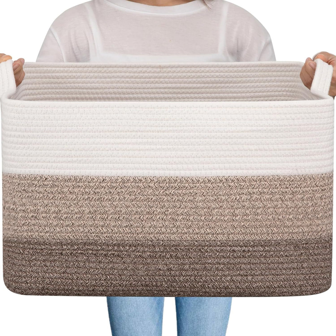 Women Versatile Storage Basket with Sturdy Handles Stornfield