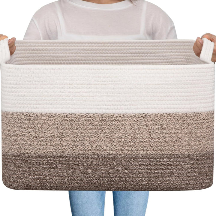 Women Versatile Storage Basket with Sturdy Handles Stornfield