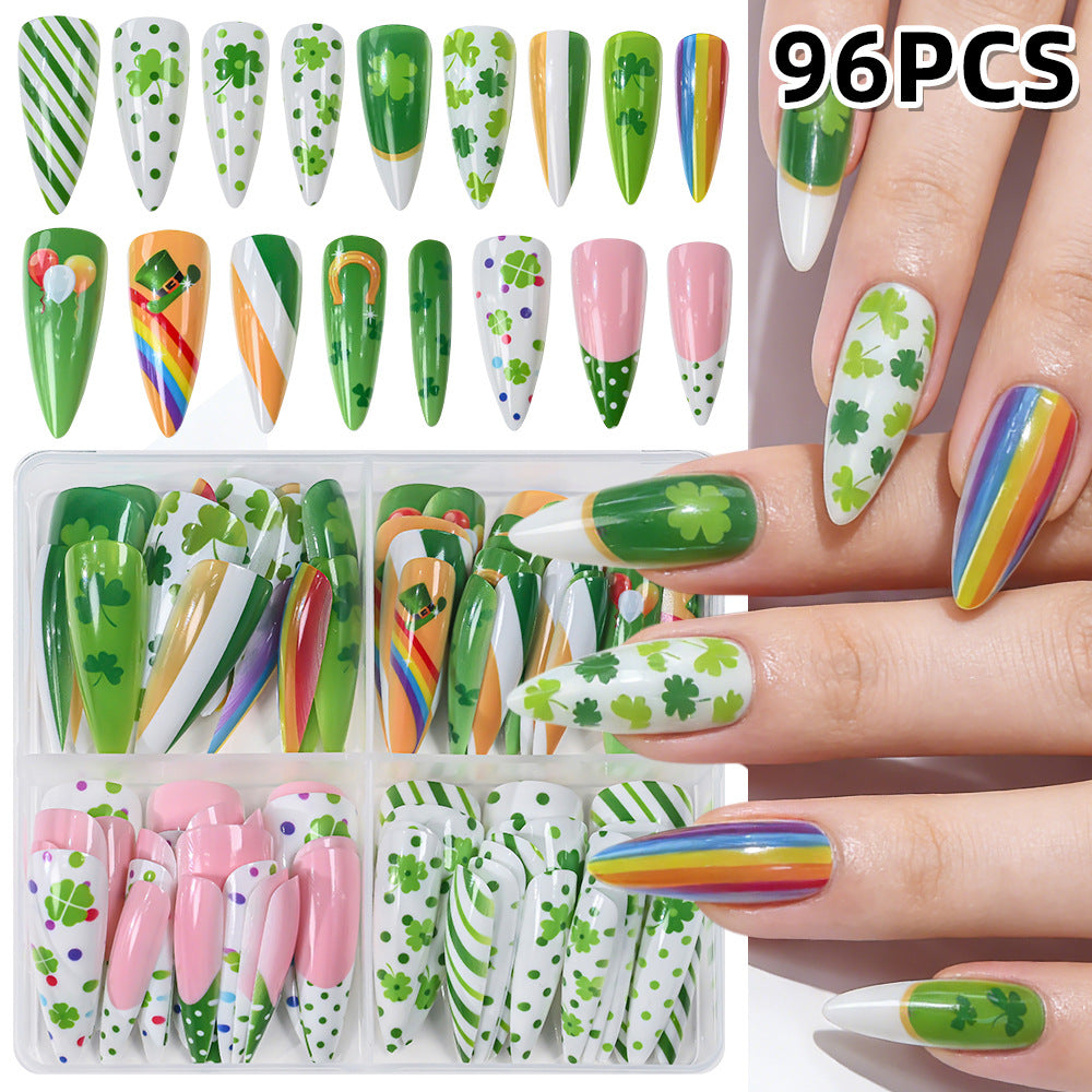 Festive Themed Press-On Nail Art Set Stornfield