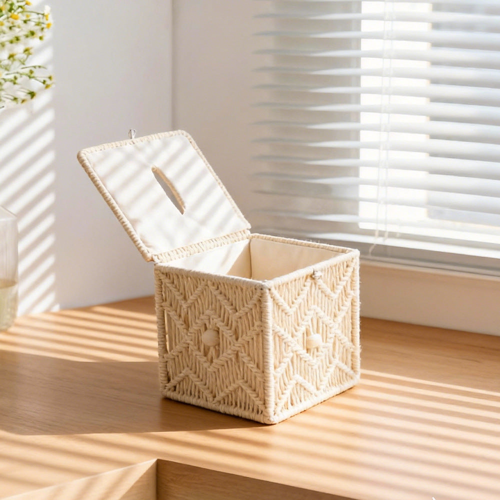 Macrame Storage Box Stornfield
