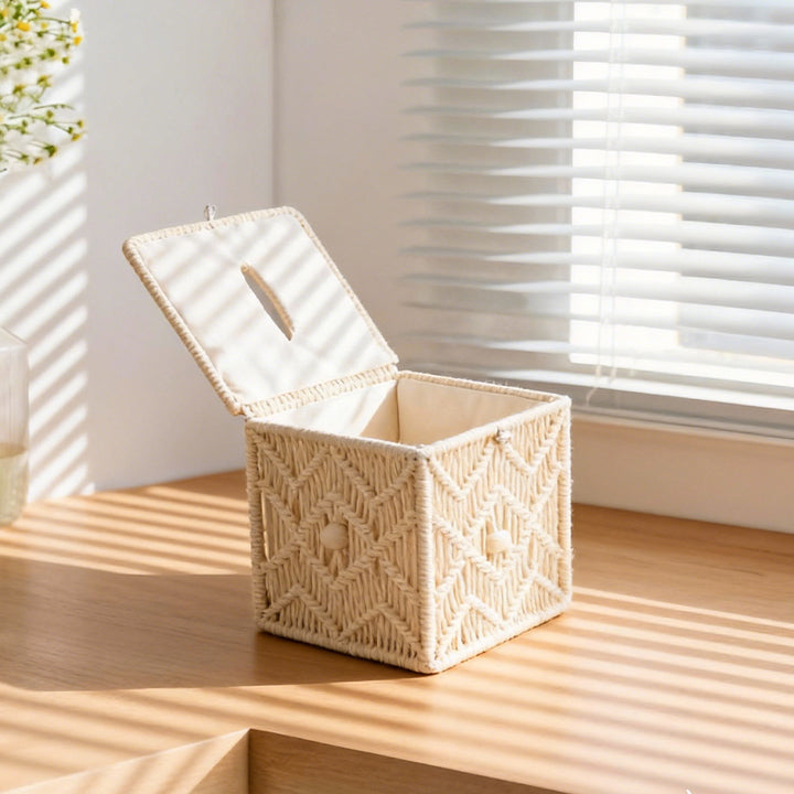 Macrame Storage Box Stornfield