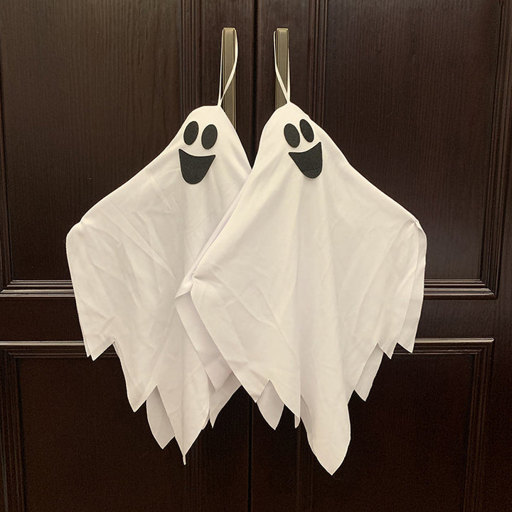 Creepy Halloween decoration figure as a floating ghost