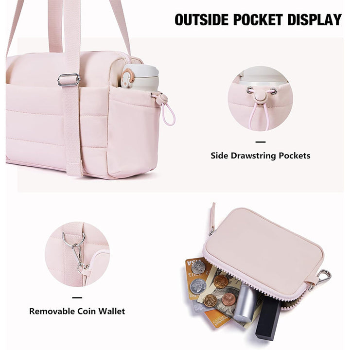 Fashionable Travel Bag with Removable Wallet Stornfield