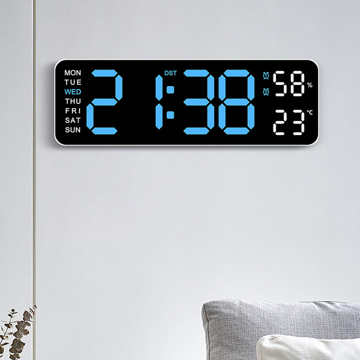 Digital alarm clock with room temperature and humidity display Stornfield