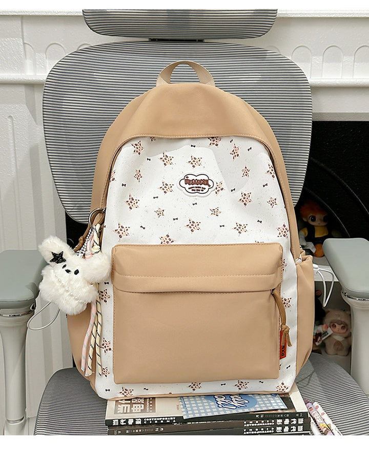 Playful Floral Print Backpack Stornfield