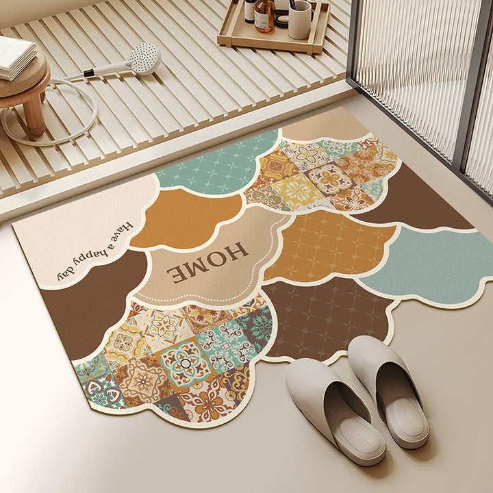 Stylish Elegant Bathroom Mat
